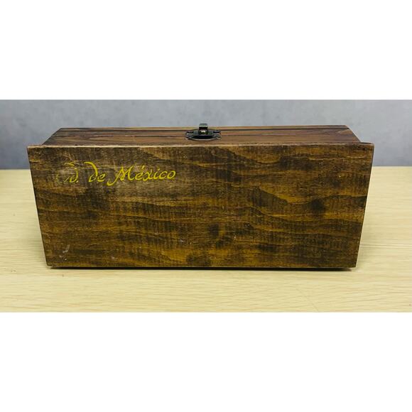 Vintage Tile Glass jewelry Tile Trinket Box Made in Mexico - Picture 6 of 10